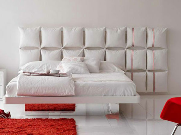 pillows headboard ideas 35 Cool Headboard Ideas To Improve Your Bedroom Design