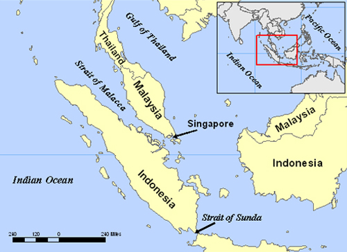 Tín hiệu cuối cùng của máy bay MH370 được xác định ở eo biển Malaysia 1