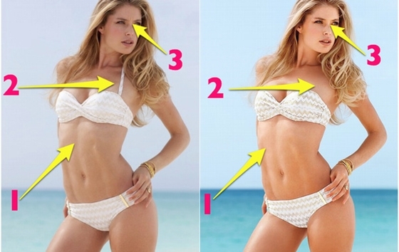 Bắt lỗi Photoshop của các thiên thần Victoria's Secret 9