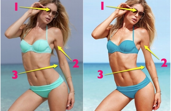 Bắt lỗi Photoshop của các thiên thần Victoria's Secret 14